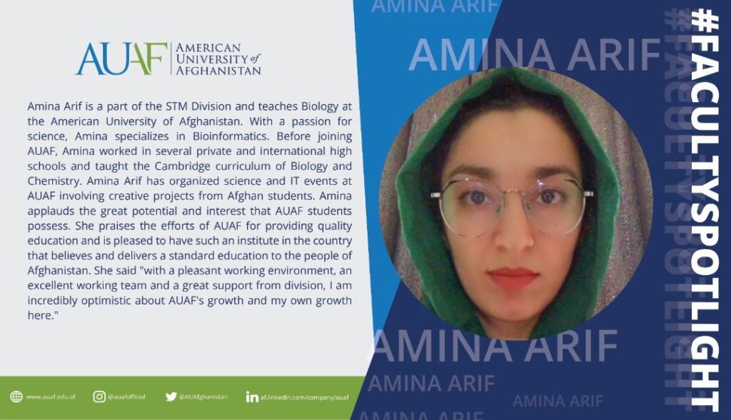 Faculty Spotlight | Amina Arif